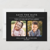 These Kids are Getting Married Childhood Photos  マグネット招待状 (正面)