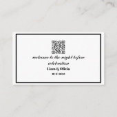 These Kids Are Getting Married & Rehearsal Dinner エンクロージャーカード (裏面)