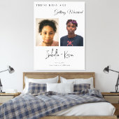 These Kids Are Getting Married Rehearsal Dinner キャンバスプリント (インサイチュ (寝室))