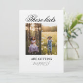 These Kids Are Getting Married Sign These Kids Are 招待状 (スタンド正面)