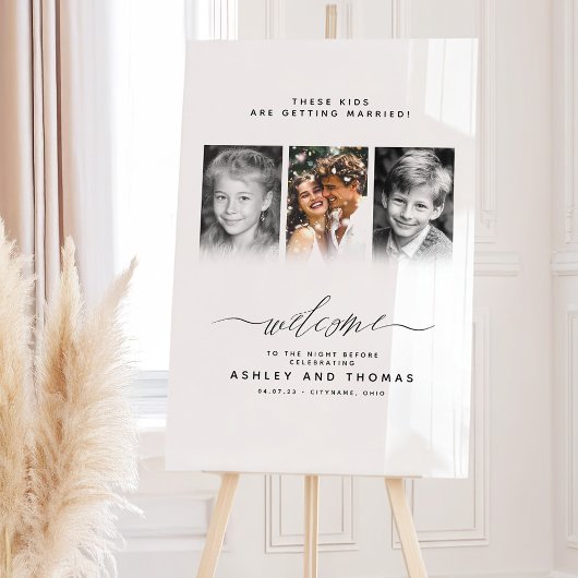 These Kids Are Getting Married Welcome アクリルサイン