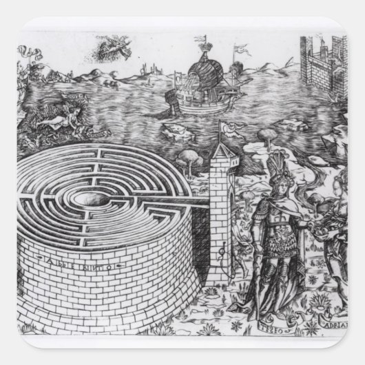 Theseusの伝説 スクエアシール (正面)