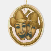 Thespian Cowboy  セラミックオーナメント (左)