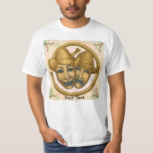 Thespian Cowboy t-shirt  Tシャツ (正面)