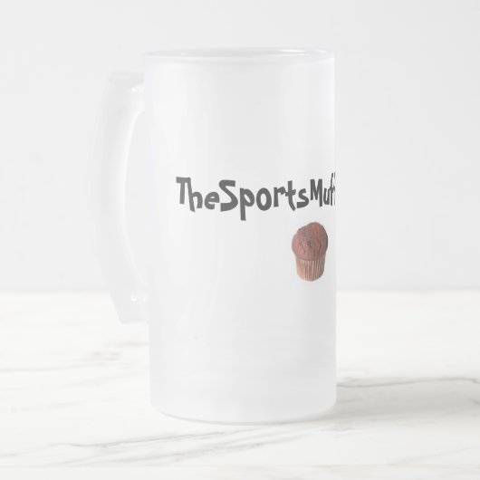 TheSportsのマフィンのビールのジョッキ フロストグラスビールジョッキ (正面左)