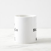 #TheStruggleIsRealマグ コーヒーマグカップ (中央)