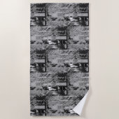 #THESURFINGMERMAID @ MAGHIE.ORG ビーチタオル (正面)