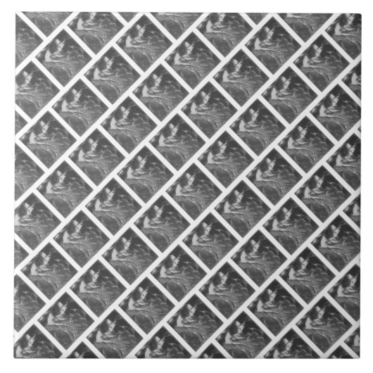 #THESURFINGMERMAID @ MAGHIE.ORG #CERAMICS タイル (正面)