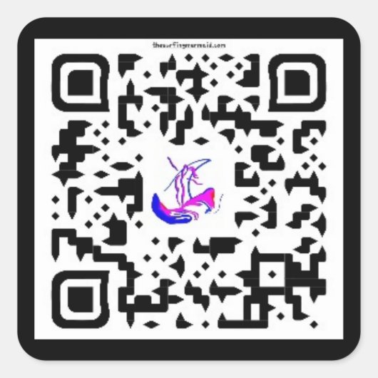 #thesurfingmermaid #SWAG@MAGHIE.ORG スクエアシール (正面)