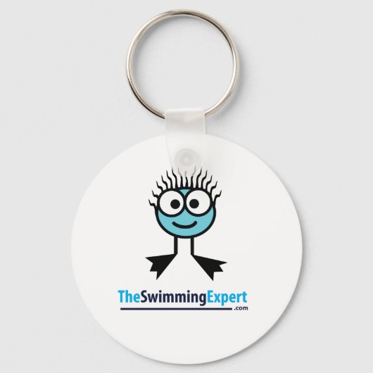 TheSwimmingExpertスイムキャラクターキーリング キーホルダー (正面)