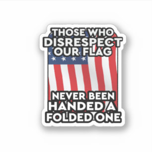 Thewho-Disrespect-Our-Flagステッカー シール
