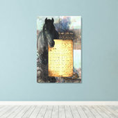 TheWishOfAHorse – 印刷キャンバス キャンバスプリント (インサイチュ (ウッドフロア))