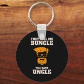 They Call Me Buncle The Uncle Shirt  キーホルダー (正面)