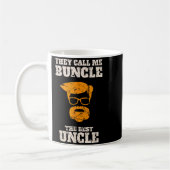 They Call Me Buncle The Uncle Shirt  コーヒーマグカップ (左)