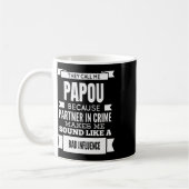 They Call Me Papou Greece Greek Grandpa  コーヒーマグカップ (左)