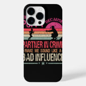 They Call Me Poppy Because Partner In Crime iPhoneケース (裏面)