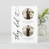 They Did It Joint Graduation Photo 招待状 (スタンド正面)