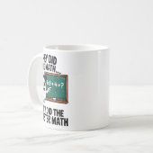 They Did Monster Math Teacher Halloween Costume Ma コーヒーマグカップ (正面左)