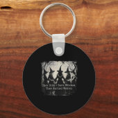 They Didnt Burn Witches They Burned Women Hallowee キーホルダー (正面)