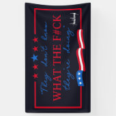 They Don't Know What They're Doing Funny Quote 横断幕 (縦)