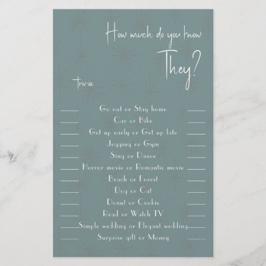 They Flyerをどれだけ知っているか チラシ (正面)