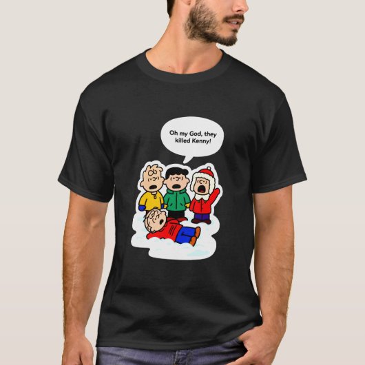 They Killed Kenny! Funny Cartoon Mashup Tシャツ (正面)