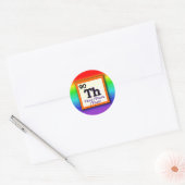 They - Periodic Tableレインボーの性代名詞 ラウンドシール (封筒)