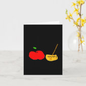 They See Me Dipn' They Hatin' Honey Jewish Shofar カード (黄色い花)