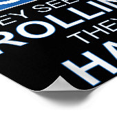 They See Me Rollin - They Hatin _ Funny Wheelchair ポスター (角)