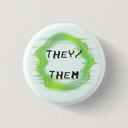 They/Themボタン 缶バッジ (正面)