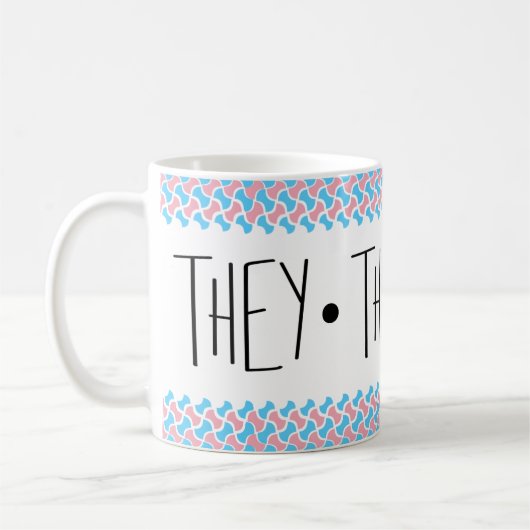 They/Them/Theirs 代名詞 コーヒーマグカップ (左)
