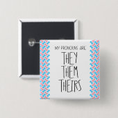 They/Them/Theirs 代名詞 缶バッジ (正面&裏面)