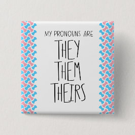 They/Them/Theirs 代名詞 缶バッジ