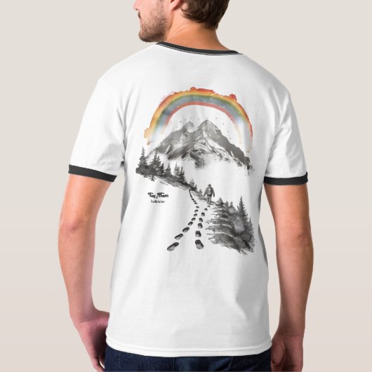 They/Them Trailblazer – LGBTQ Pride Camping Art Tシャツ (裏面フル)