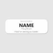 they/them - WCS引出線名タグ 名札 (正面)