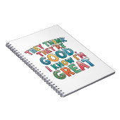 They think they're good I know I'm great ノートブック (右側)