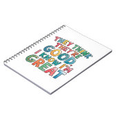 They think they're good I know I'm great ノートブック (左側)