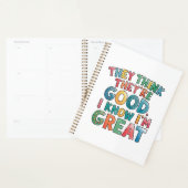 They think they're good I know I'm great プランナー手帳 (ディスプレー)