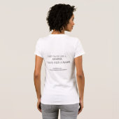 TheyGaveHerANumberのIGaveHerANameのムスタングのTシャツ Tシャツ (裏面フル)