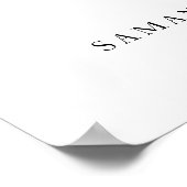 They're engages welcome sign Modern engagement ポスター (角)