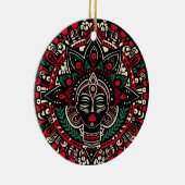 Theyyam Spirit Christmas Ornament セラミックオーナメント (右)