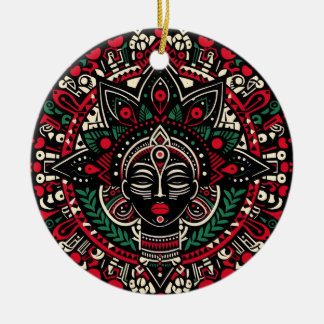 Theyyam Spirit Christmas Ornament セラミックオーナメント
