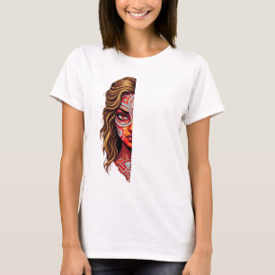 Theyyyam-Kathakali Fusion – カーはっきりしたの表情 Tシャツ
