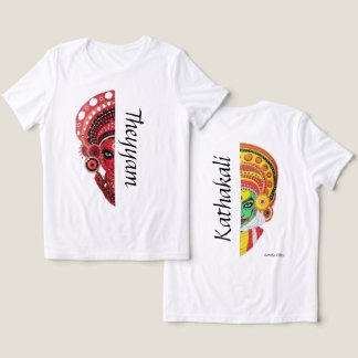 Theyyyam-Kathakali Fusion – ケララの霊はっきりした気 トライブレンドＴシャツ