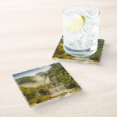 Thi Lor Suの滝|タイ ガラスコースター (アングル)