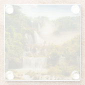 Thi Lor Suの滝|タイ ガラスコースター (裏面)