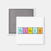 Thibaud周期表名磁石 マグネット (正面/裏面)