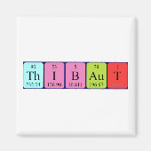 Thibaut周期表名磁石 マグネット (正面)