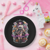 Thic Thigs Witchy Vibes - Whimsigoth Witch-Core ペーパープレート (パーティー)