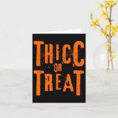 Thiccまたは治療おかしいハロウィーントレーニングフィットネスBod カード (黄色い花)